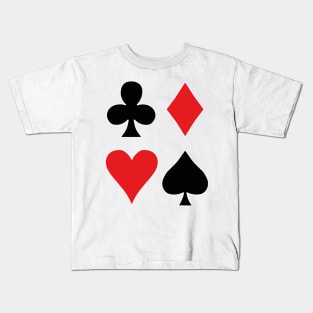 The Four French Suits Kids T-Shirt